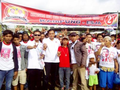 Kawal Suara Effendi-Jumiran, Kampung ESJA Siapkan 1.000 Relawan